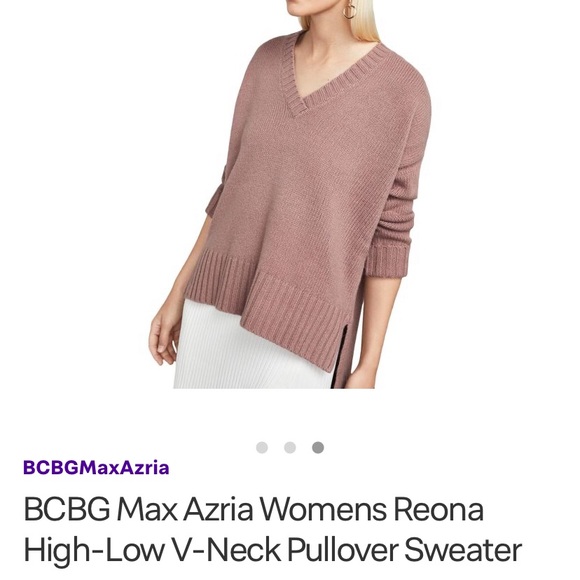BCBGMaxAzria Tops - NWT BCBGMaxazria Reona high low sweater Medium